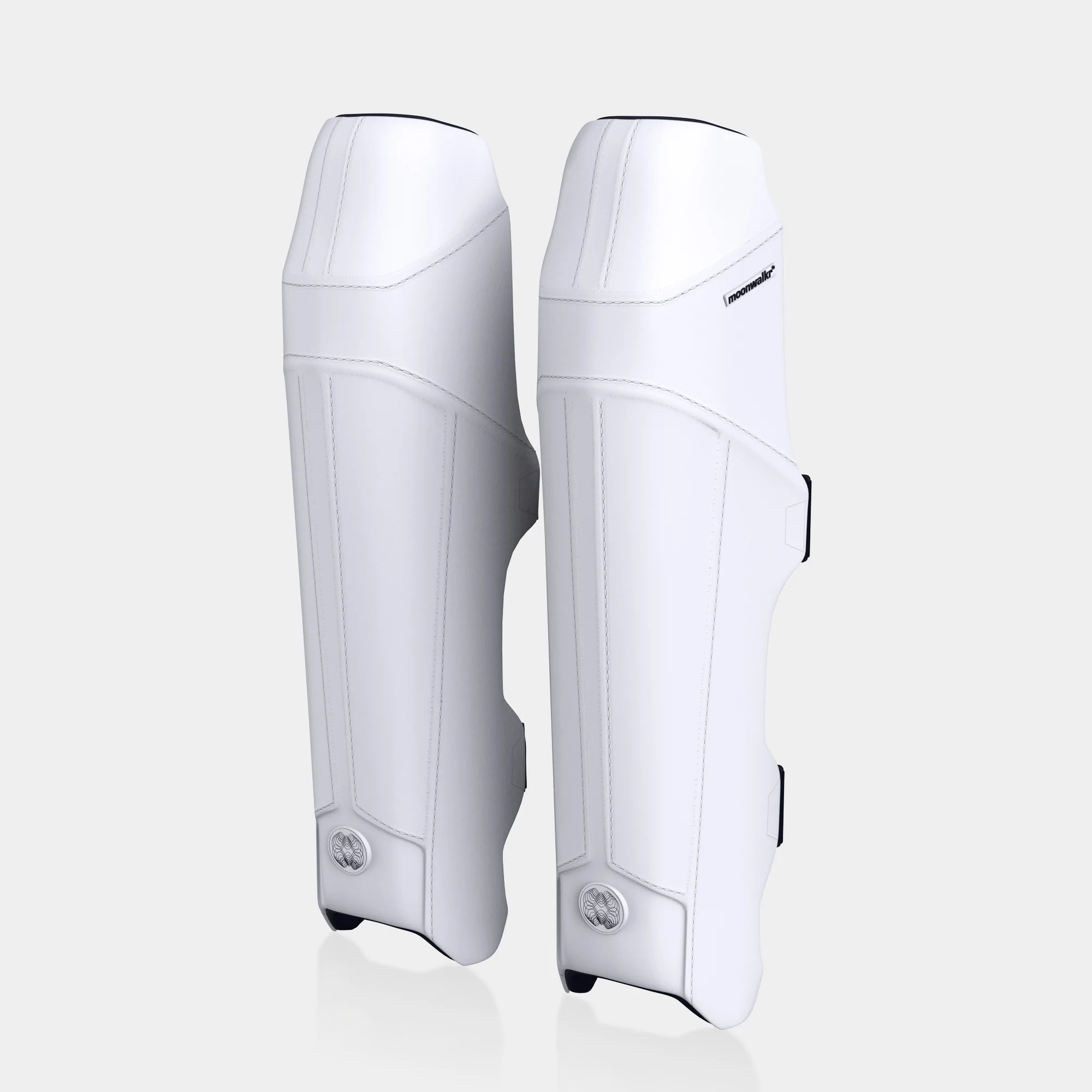 MOONWALKR LEG GUARD 2.0 WHITE - BATTING PADS