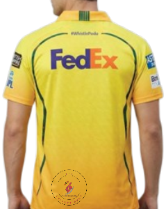 Alternative view of CSK 2026 PLAYER REPLICA H/S- MATCH SHIRT