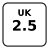 Size 02.5